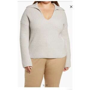 NWT XXL Vince Collared Wool & Cashmere‎ Sweater MSRP $445